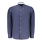 North Sails Blu Cotton Men Shirt