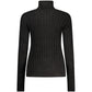 Norway 1963 Black Viscose Women's Turtleneck Sweater