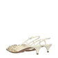 Valentino Garavani Beige Raffia Strap-On Sandals