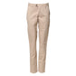 Kocca Beige Straight Mid Waist Chino Trouser Casual Pants
