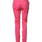 Max Mara Pink Skinny High Waist Chino Trouser Pants
