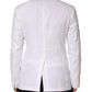 Dolce & Gabbana White Linen Double Breasted 2 Button Blazer