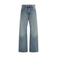 Miu Miu Blue Cotton Straight-Leg Jeans