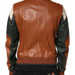 Dolce & Gabbana Multicolor Leather Full Zip men Biker Jacket
