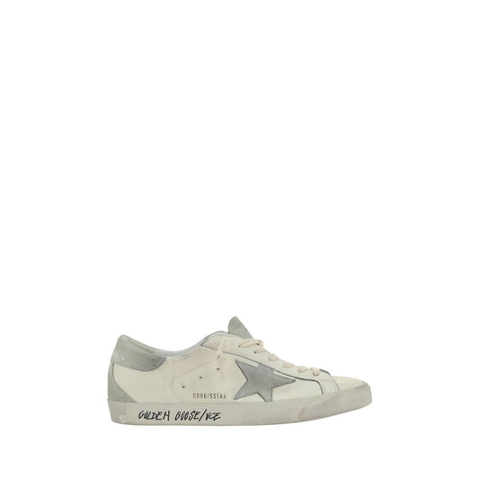 Golden Goose White Goatskin Sneakers
