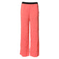 Jucca Neon Pink High Waist Straight Wide Leg Trouser Pants
