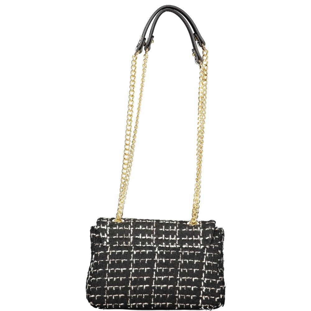 Mario Valentino Black Polyurethane Women Handbag