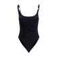Versace Black Polyamide One-Piece Swimsuit