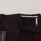 Dolce & Gabbana Elegant Brown Cotton Blend Trousers
