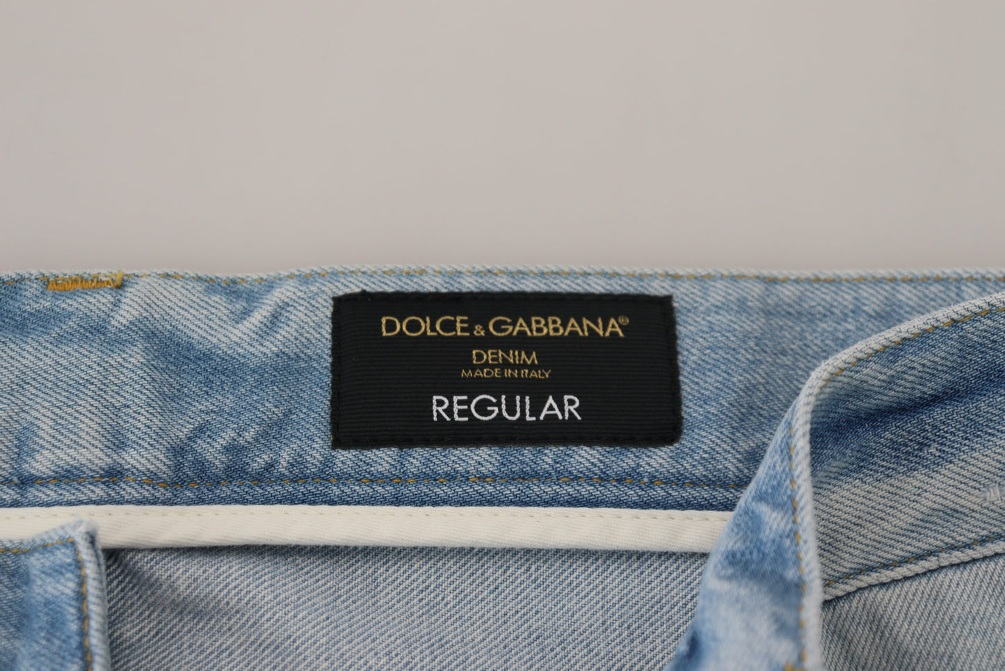 Dolce & Gabbana Elegant Light Blue Denim Pants