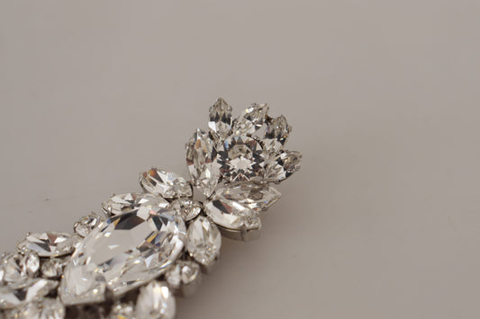 Dolce & Gabbana Elegant Large Baroque Crystal Brooch