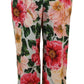 Dolce & Gabbana Exquisite Silk High Waist Pants
