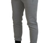 Dolce & Gabbana Elegant Grey Jogger Pants