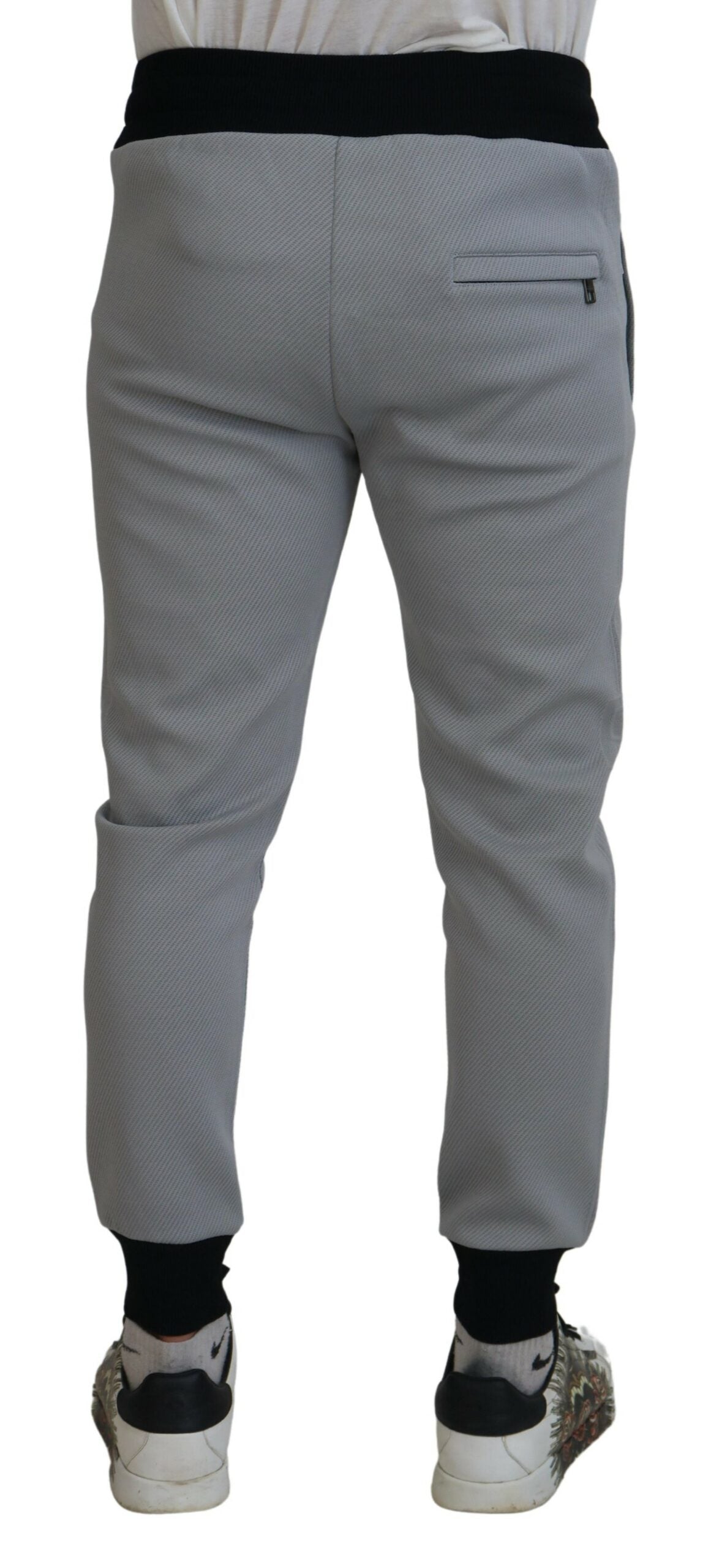 Dolce & Gabbana Elegant Grey Jogger Pants