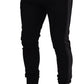 Dolce & Gabbana Elegant Black Jogger Pants in Luxe Wool Blend