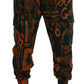 Dolce & Gabbana Multicolor Silk Blend Jogger Cargo Pants