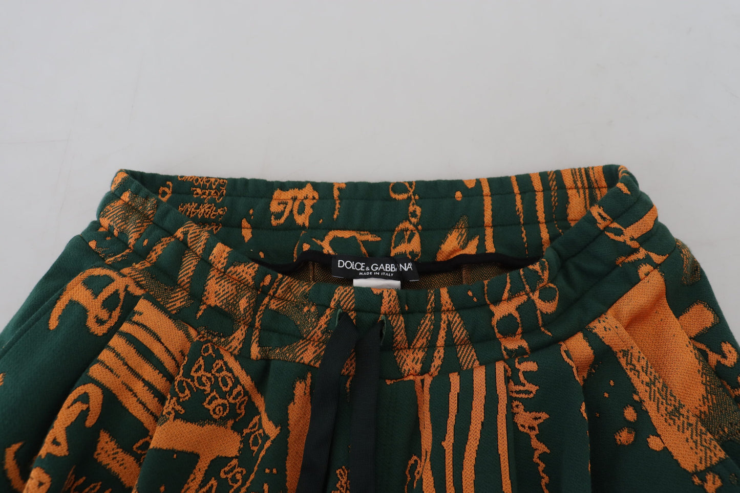 Dolce & Gabbana Multicolor Silk Blend Jogger Cargo Pants