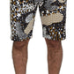 Dolce & Gabbana Vibrant Multicolor Printed Cotton Shorts