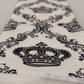Dolce & Gabbana Royal Crown Printed Silk Men's Scarf