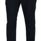 Dolce & Gabbana Elegant Stripe Virgin Wool Trousers
