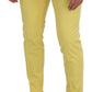 Dolce & Gabbana Sun-Kissed Yellow Cotton Trousers