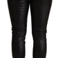 Dolce & Gabbana Black Skinny Leggings Leather Pants