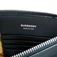 Burberry Peyton Monogram Black Leather Pouch Crossbody Bag Purse
