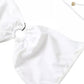 Dolce & Gabbana White Nylon Stretch Swimwear Top Bikini