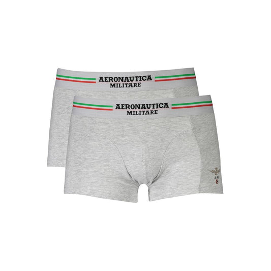 Aeronautica Militare Gray Cotton Underwear