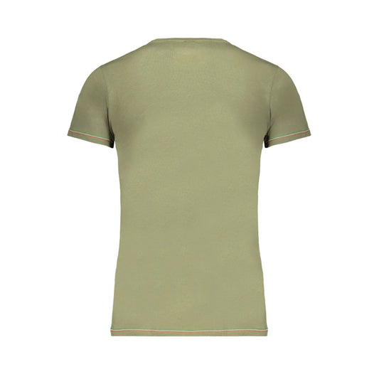 Aeronautica Militare Green Cotton T-Shirt