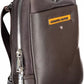 Aeronautica Militare Vintage Brown Shoulder Bag with Refined Details