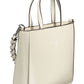BYBLOS Elegant White Contrast Detail Handbag