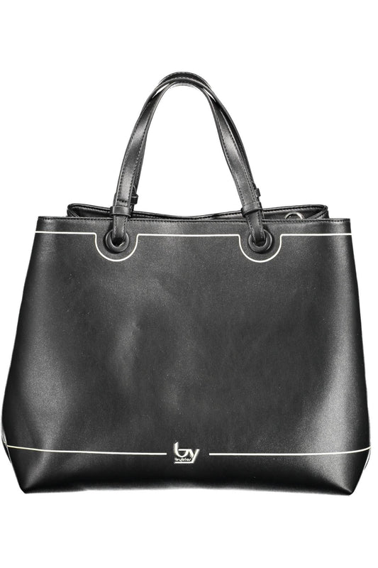 BYBLOS Elegant Black Two-Handled Shoulder Bag