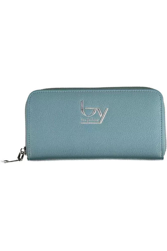 BYBLOS Chic Blue Polyethylene Wallet with Coin Purse