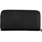 BYBLOS Sleek Black Polyethylene Zip Wallet
