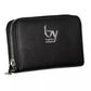 BYBLOS Sleek Black Polyethylene Zip Wallet