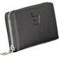 BYBLOS Elegant Black Polyethylene Wallet with Zip Closure