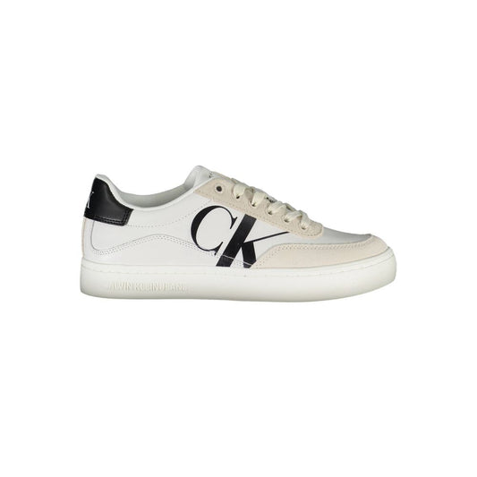 Calvin Klein White Polyester Sneaker