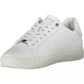 Calvin Klein Sleek White Lace-Up Sports Sneakers