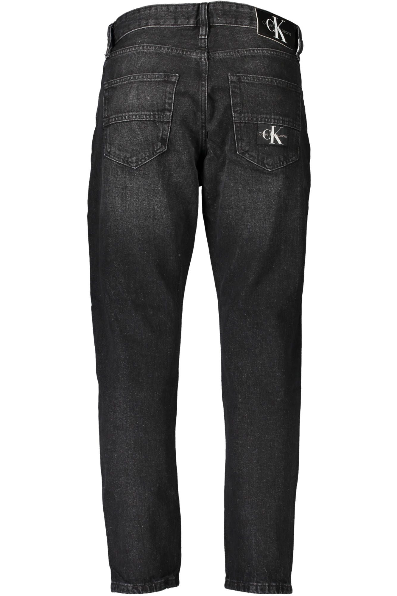 Calvin Klein Black Cotton Jeans & Pant