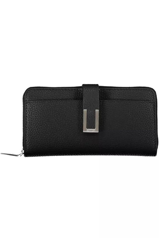 Calvin Klein Elegant Five-Compartment Black Wallet