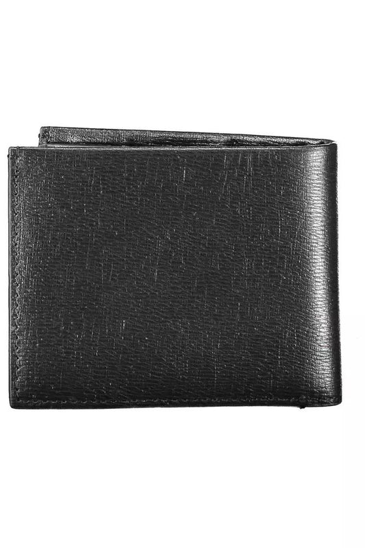 Calvin Klein Sleek RFID-Blocking Black Leather Wallet