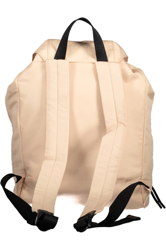 Calvin Klein Eco-Chic Pink Backpack with Contrasting Details
