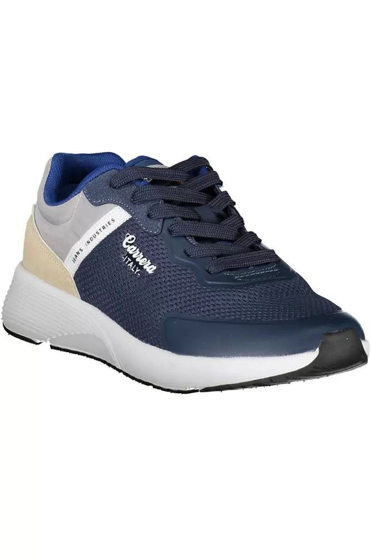 Carrera Sleek Blue Sneakers with Contrasting Accents