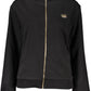 Cavalli Class Elegant Brushed Zip Sweater with Chic Detailing