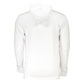 Cavalli Class Elegant White Hooded Sweatshirt with Logo Print