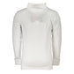 Cavalli Class White Brushed Logo Sweatshirt with Hood