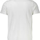 Cavalli Class Chic White Embroidered Polo for Men