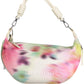 Desigual Chic White Expandable Handbag with Contrasting Accents