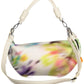 Desigual Chic White Expandable Handbag with Contrasting Accents
